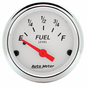 Auto Meter 1315 Arctic White Fuel Level Gauge