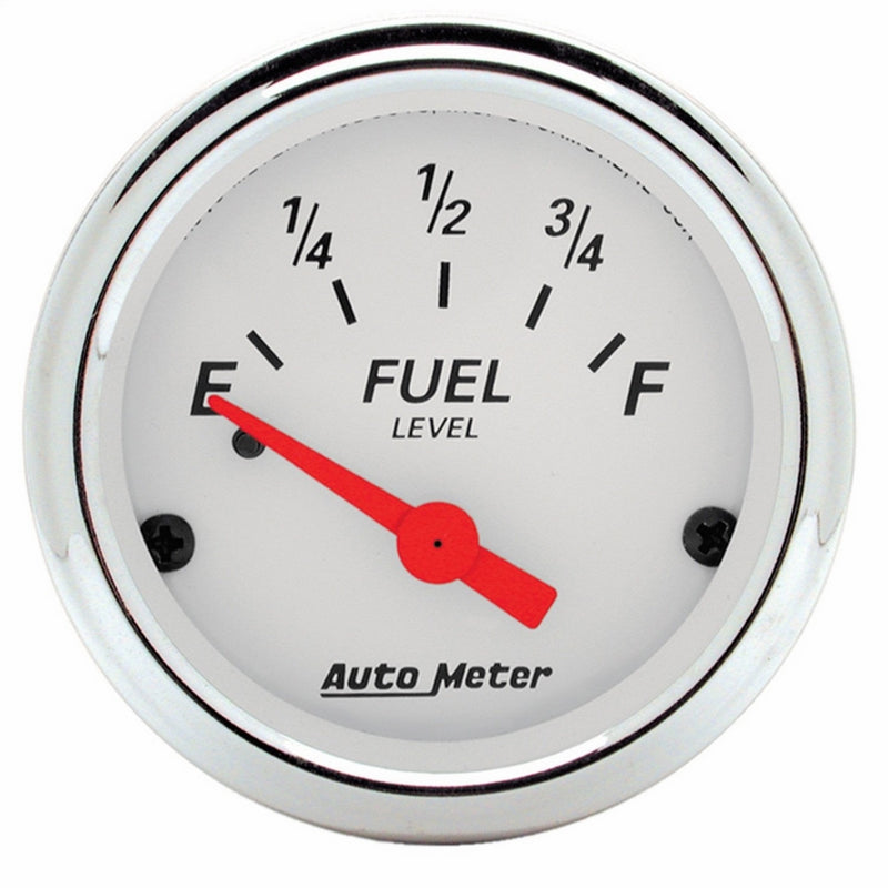 Auto Meter 1315 Arctic White Fuel Level Gauge
