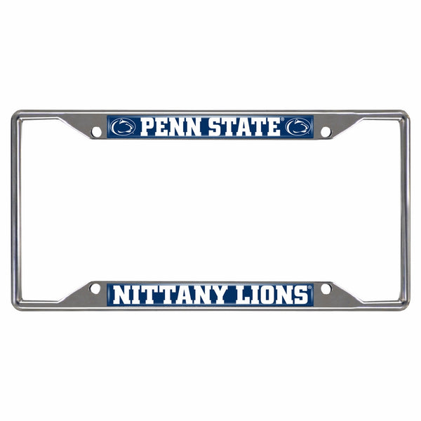 FANMATS NCAA Penn State Nittany Lions Chrome License Plate Frame