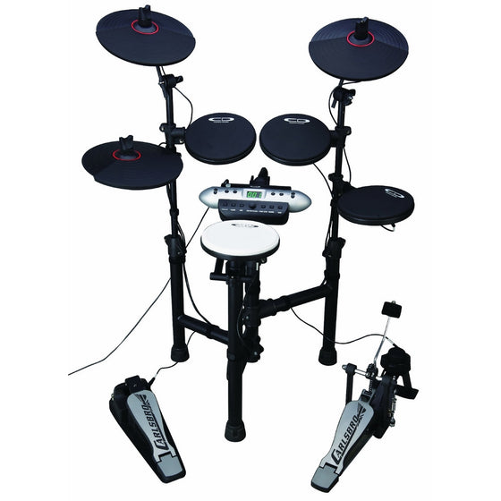 Carlsbro CSD130 Electronic Drum Set with Realistic Kick Pedal