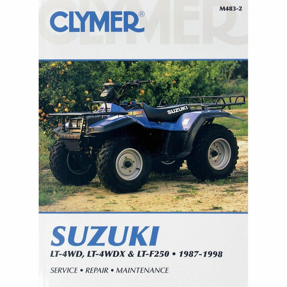 Clymer Repair Manual for Suzuki ATV LT LT-X LT-F250 87-98