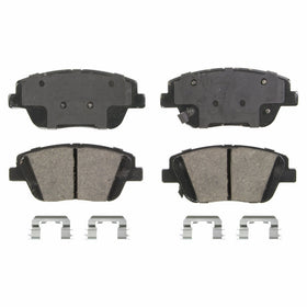 Wagner QuickStop ZD1444 Ceramic Disc Pad Set Includes Pad Installation Hardware, Front