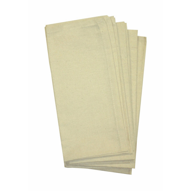 Aunt Martha's 4-Pack Dinner Napkins, 20 by 20-Inch, Ecru/Natural