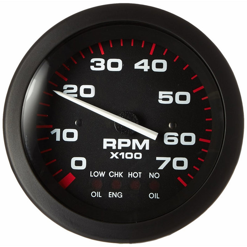 Sierra International 58935P Amega Domed Systems Check On Johnson/Evinrude 0-7000 Rpm Electric Tachometer, 3"