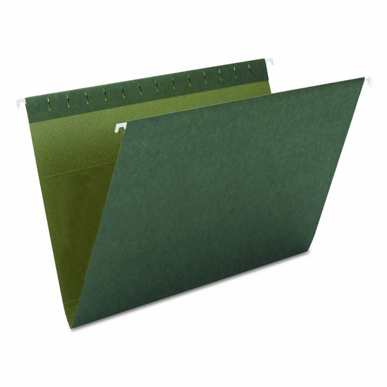 Smead Hanging File Folder, Letter Size, Standard Green, 25 per Box (64010)