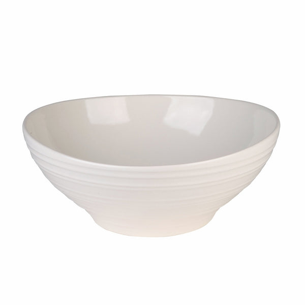 Mikasa Swirl White Vegetable Bowl, 72-Ounce