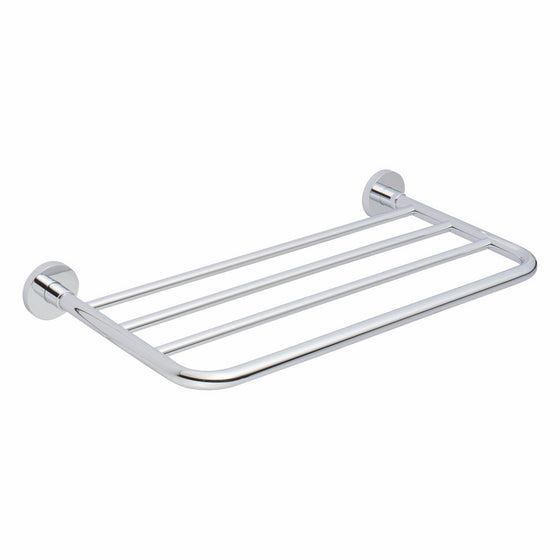 Ginger Kubic Hotel Shelf Mounting Kit - 464B/PC - Wall Mounted Towel Rack Trim Brackets - Polished Chrome - Mounting Kit Only