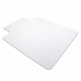 Cleartex Advantagemat Chair Mat for Carpets Over 3/4", Clear PVC, Rectangular with Lip, 36" x 48" (FC119240LV)