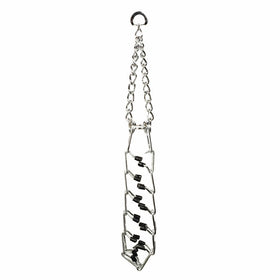 Guardian Gear Chrome-Plated Steel Prong Dog Collar, 18"