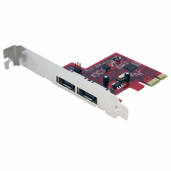 StarTech PEXESAT32 2 Port SATA 6 Gbps PCI Express eSATA Controller Card