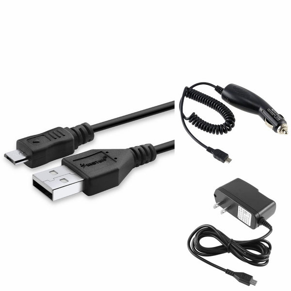 USB Data Cable Rapid Car Home Travel Charger for LG Xenon GR500