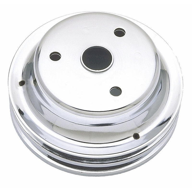 Trans-Dapt 9607 Chrome Crankshaft Pulley
