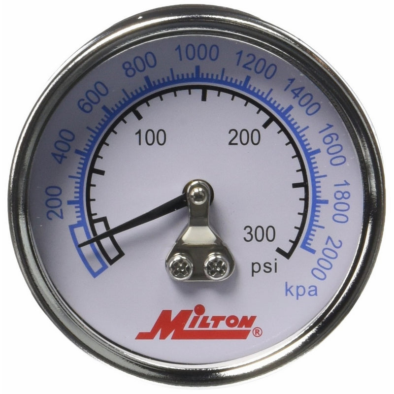Milton 1192 1/4" NPT High Pressure Gauge