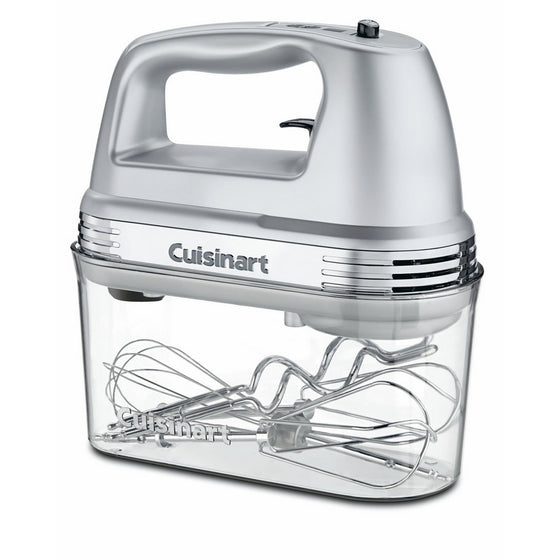 Cuisinart HM-90BCS Power Advantage Plus 9-Speed Handheld Mixer with Storage Case, Brushed Chrome