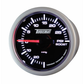 Turbosmart TS-0101-2023 52 mm - 2-1/16" 0-30 PSI Boost Gauge for Gated Boost Control Valves