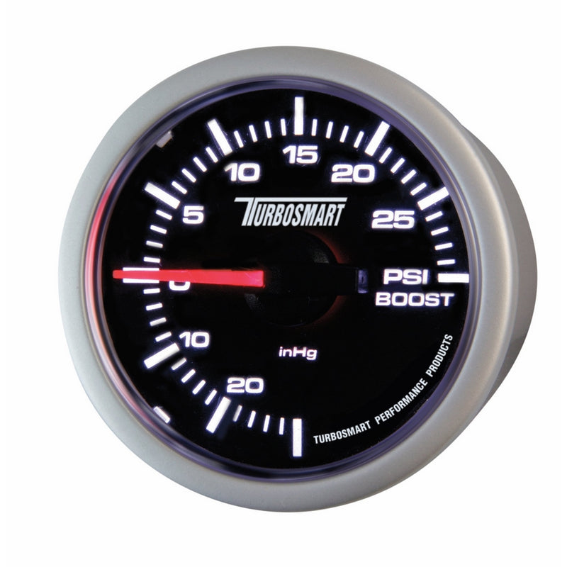 Turbosmart TS-0101-2023 52 mm - 2-1/16" 0-30 PSI Boost Gauge for Gated Boost Control Valves