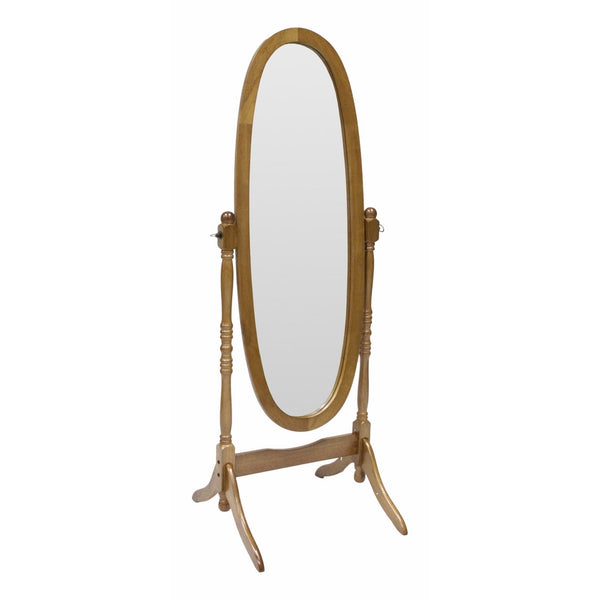 Crown Mark Cheval Mirror, Oak