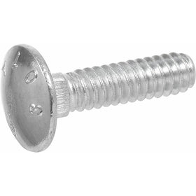 Hillman 240096 Carriage Bolt, 5/16 x 2-1/2-Inch, Steel, Zinc-Plated, Silver, 100-Pack