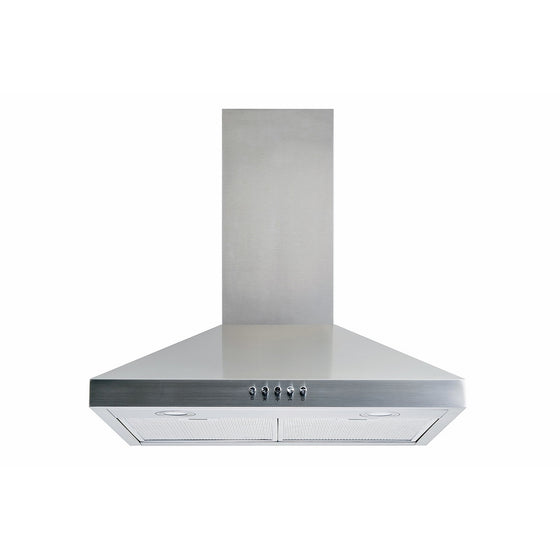 Winflo New 30" Convertible Stainless Steel Wall Mount Range Hood with Aluminum Mesh filter, Ultra bright LED lights and Push Button 3 Speed Control