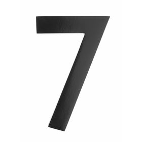 Architectural Mailboxes 3582B-74 in. Brass Floating House Number 7, Black