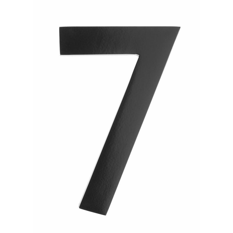 Architectural Mailboxes 3582B-74 in. Brass Floating House Number 7, Black