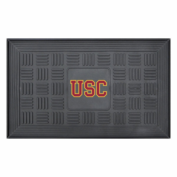 FANMATS NCAA Univ of Southern California Trojans Vinyl Door Mat