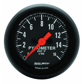 Auto Meter 2654 Z-Series Electric Pyrometer Gauge Kit