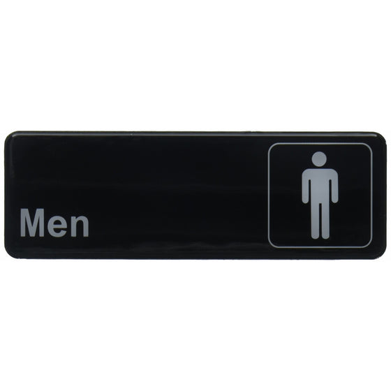 Winco SGN-311 Sign, 3-Inch by 9-Inch, Men