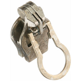 Fix-A-Zipper Size 10 Metal ZlideOn Zipper Pull Replacements, Old Brass