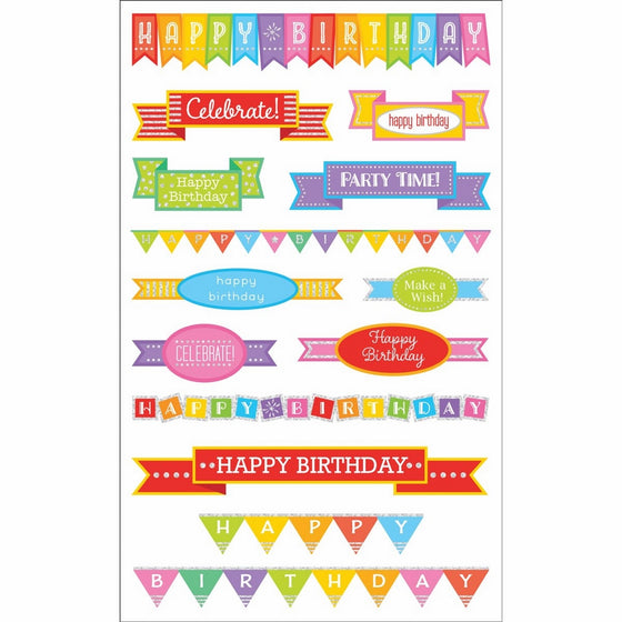 Mrs Grossman's Sticker, Birthday Banners