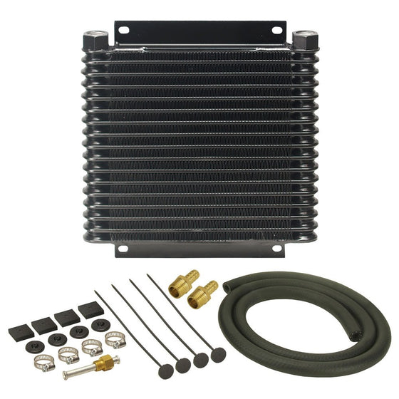 Derale 13614 Series 9000 Plate and Fin Transmission Oil Cooler