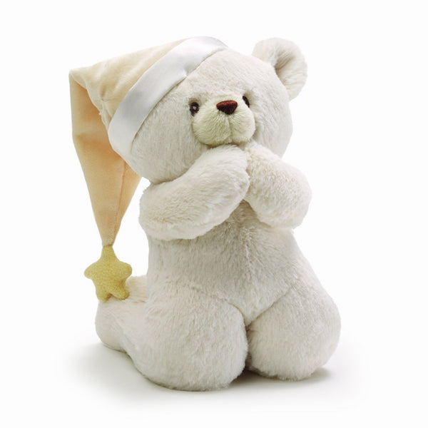 Baby GUND Prayer Teddy Bear Musical Stuffed Animal Plush, 8"