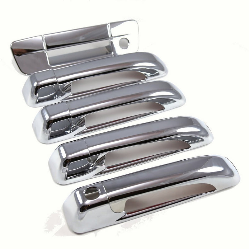 EZ MOTORING Chrome 4 Door Trim Handle & Tailgate Tail Covers For 2010-2018 Dodge Ram 2500/3500