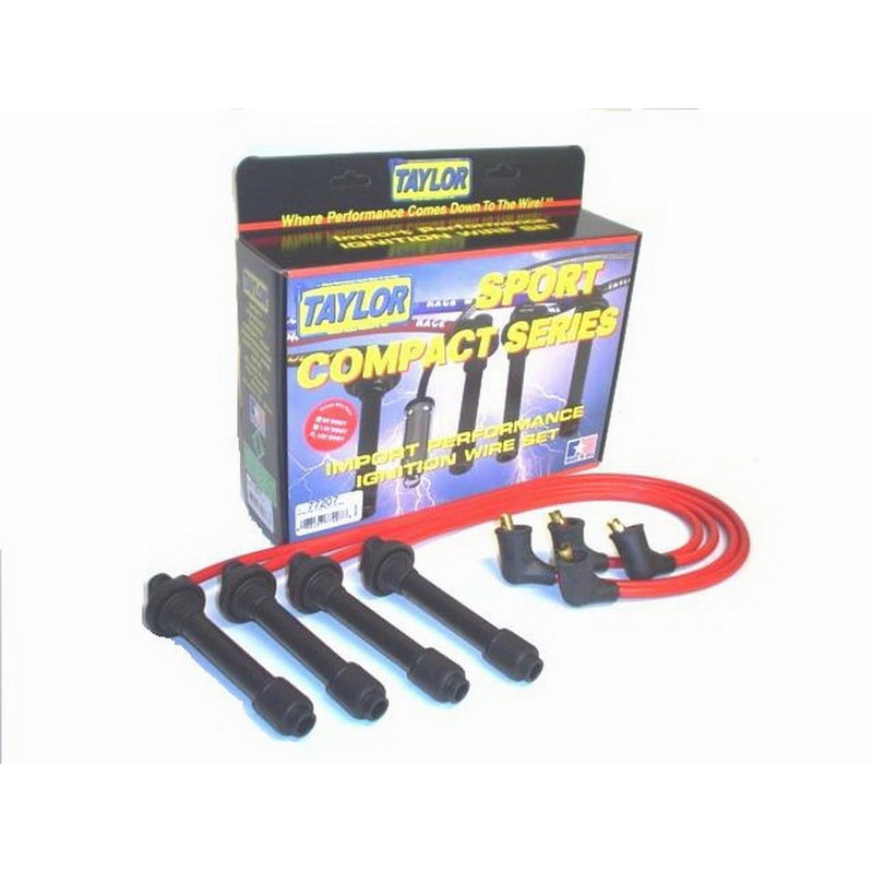 Taylor Cable 77207 Spiro-Pro Red Spark Plug Wire Set
