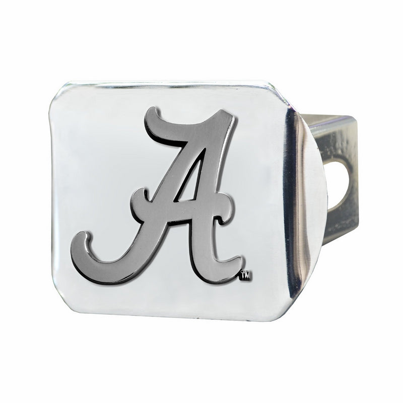 FANMATS14978NCAA University of Alabama Crimson Tide Chrome Hitch Cover