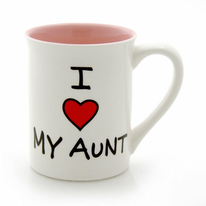 Our Name is Mud “I Heart My Aunt” Stoneware Mug, 16 oz.