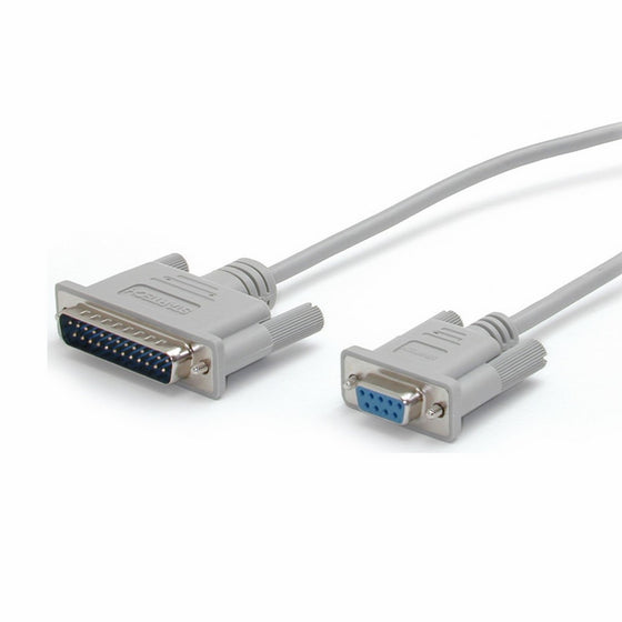 StarTech.com 10-Feet DB25 to DB9 Serial Modem Cable - M/F (MC10MF)