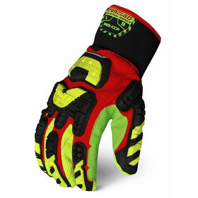 Ironclad INDI-CCP-04-L Industrial Impact Cotton Corded Palm Gloves, Large
