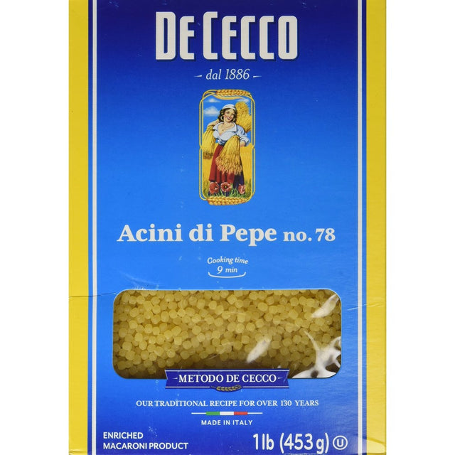 De Cecco Acini Di Pepe, 16oz