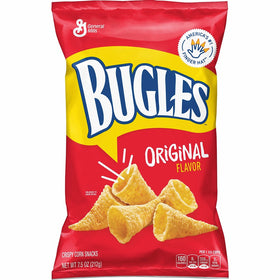 Bugles Original Flavor Corn Chips Bag, 7.5 oz