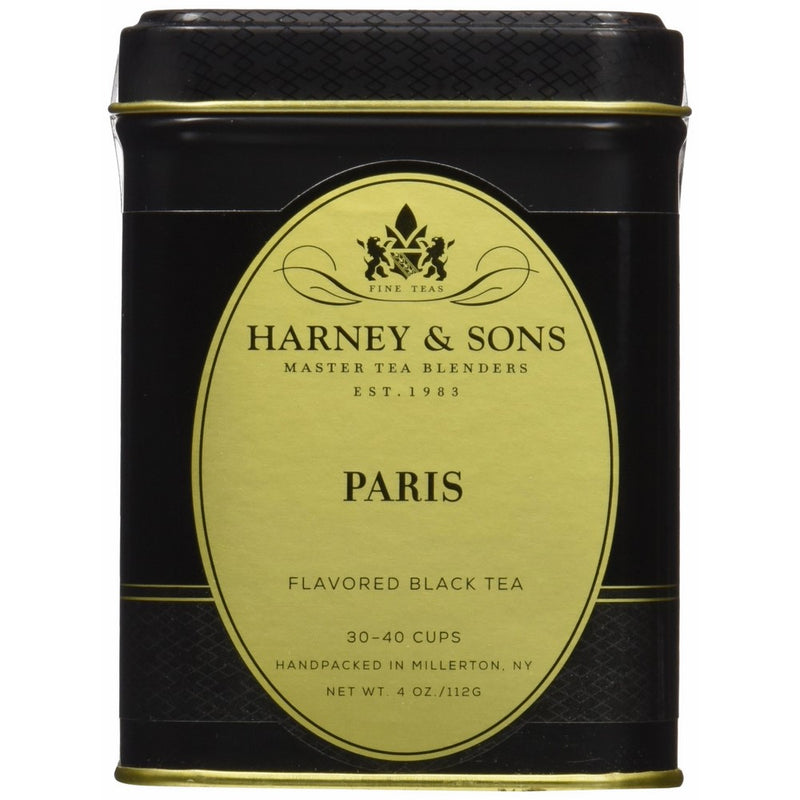 Harney & Sons Flavored Black Tea, Paris, 4 Ounce