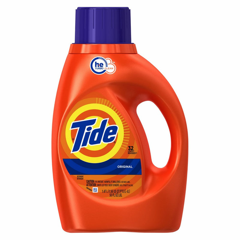 Tide HE Liquid Detergent, Original - 32 Loads, 50 oz (Packaging May Vary)