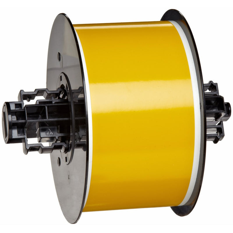 Brady B30C-2250-595-YL 100' Length x 2.250" Width, B-595 Vinyl, Yellow BBP31 Indoor/Outdoor Tape