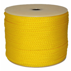 T.W . Evans Cordage 27-302 1/4-Inch by 500-FeetHollow Braid Polypro Rope, Yellow