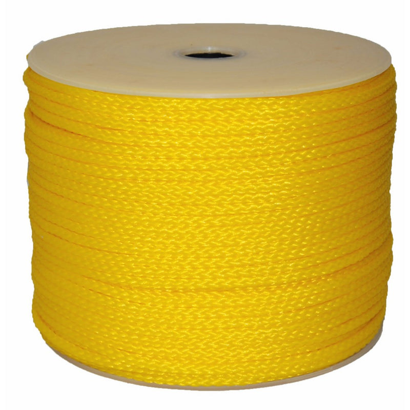 T.W . Evans Cordage 27-302 1/4-Inch by 500-FeetHollow Braid Polypro Rope, Yellow