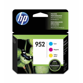 HP N9K27AN#140 952 Cyan, Magenta & Yellow Original Ink Cartridges, 3 Cartridges (N9K27AN)