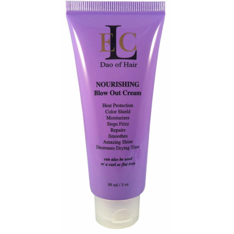 ELC RD Nourishing Blow Out Cream; Smooths, Blocks Humidity & Frizz. Heat & Color Protection. Moisturizes, Strengthens. Prevent Split Ends, Brilliant Shine. Reduces Drying time. Med to Coarse Hair.