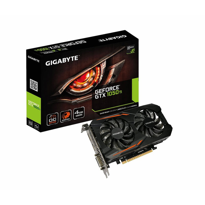 Gigabyte Geforce GTX 1050 Ti OC 4GB GDDR5 128 Bit PCI-E Graphic Card (GV-N105TOC-4GD)