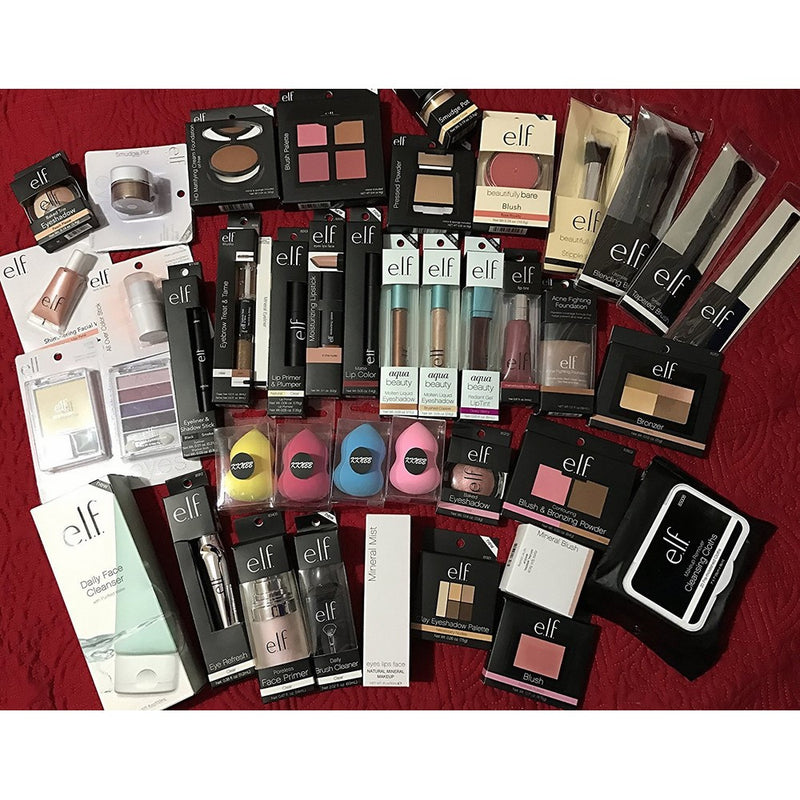 e.l.f. Assorted Mixed ELF Cosmetics Lot with No Duplicates (10 Piece)