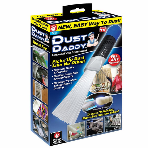 Ontel Dust Daddy | Universal Vacuum Cleaner Attachment | Dust and Dirt Remover | Authentic As Seen on TV